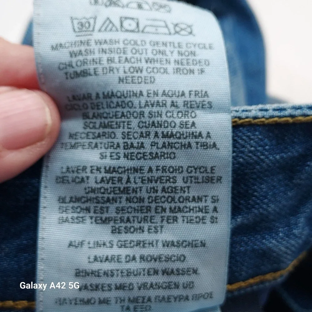 Guess Kennedy‎ Relaxed Tapered Jeans Mens 34x33 Medium Wash Blue Denim MB0A112D